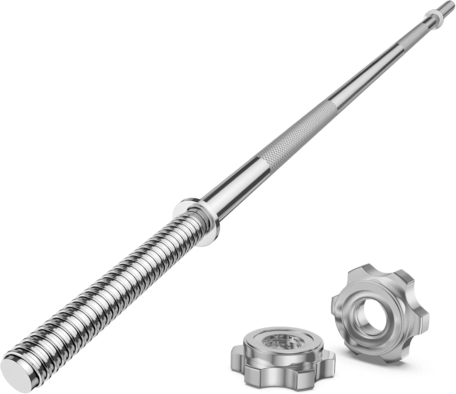 55" Weight Lifting Bar, 1" Standard Straight Barbell Bars for Weight lifting, Olympic Barbell Bar for Bench Press/Hip
55" Weight Lifting Bar, 1" Standard Straight Barbell Bars for Weight lifting, Olympic Barbell Bar for Bench Press/Hip