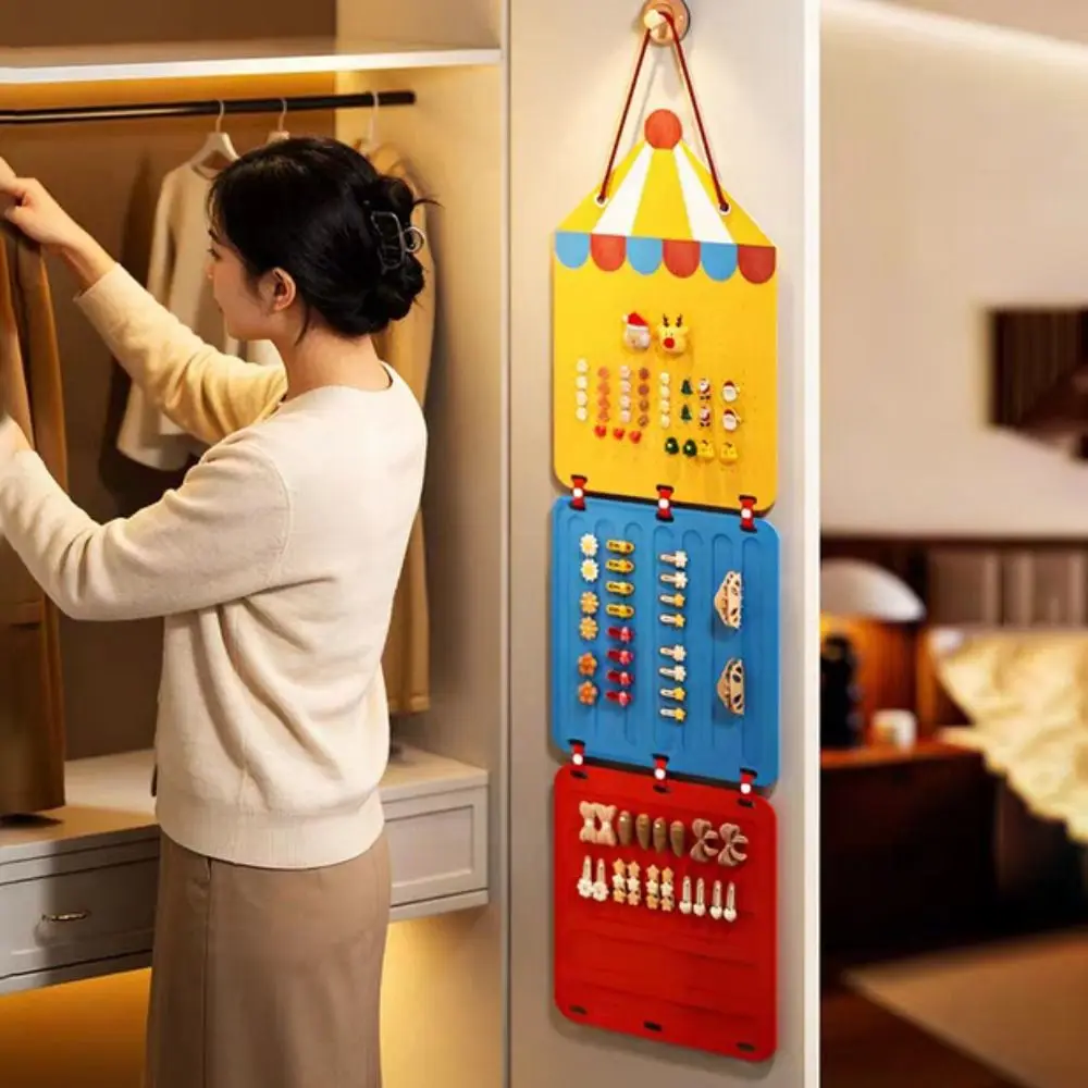 Felt Fabric Hair Accessories Organizer Hanging Bag Display Case Hanging Storage Bag New Design Space-Saving Jewelry Organizer
Felt Fabric Hair Accessories Organizer Hanging Bag Display Case Hanging Storage Bag New Design Space-Saving Jewelry Organizer