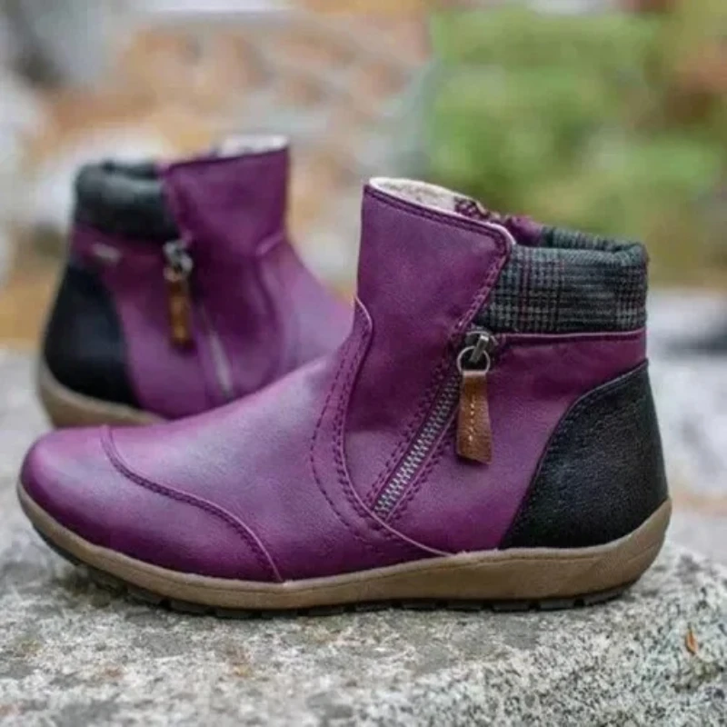 Women's Ankle Boots Round Toe Solid Color Ladies Boots Retro Pu Leather Comfortable Chelsea Boot Women Booties Chaussure Femme
Women's Ankle Boots Round Toe Solid Color Ladies Boots Retro Pu Leather Comfortable Chelsea Boot Women Booties Chaussure Femme