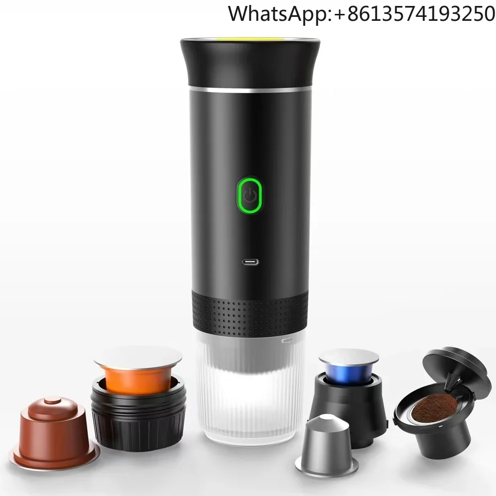 Миниатюрная портативная кофеварка для капсул с функцией самонагрева, USB-зарядкой, для капсул и молотого кофе, для использования в автомобиле
Миниатюрная портативная кофеварка для капсул с функцией самонагрева, USB-зарядкой, для капсул и молотого кофе, для использования в автомобиле