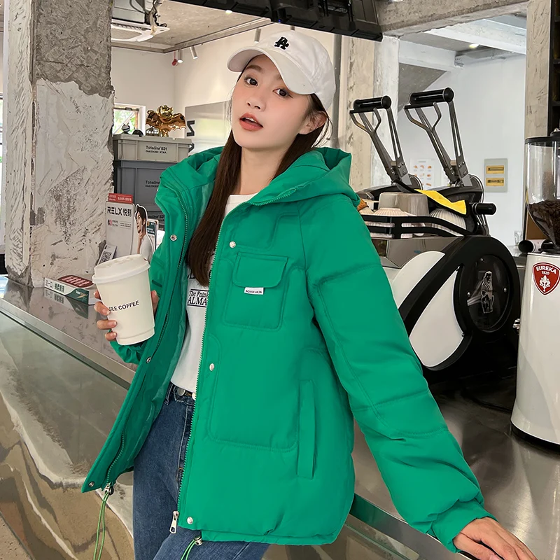 2023 New Fashion Winter Short Cotton Jackets Women's Clothes Korean Loose Hooded Warm Winter Coats Girls Parkas Outerwear JP210
2023 New Fashion Winter Short Cotton Jackets Women's Clothes Korean Loose Hooded Warm Winter Coats Girls Parkas Outerwear JP210