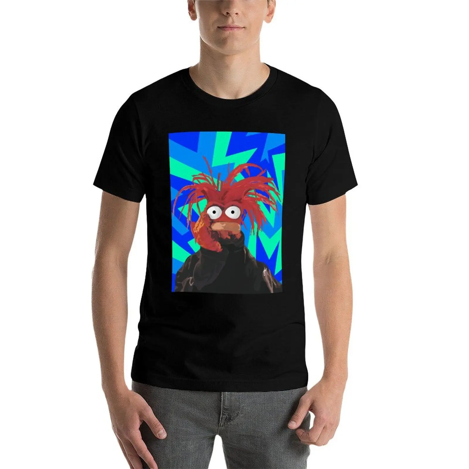 Pepe the king prawn Muppet Portrait (version 1/3 - blue background) T-Shirt man t shirt summer graphic t shirts for man T-Shirt
Pepe the king prawn Muppet Portrait (version 1/3 - blue background) T-Shirt man t shirt summer graphic t shirts for man T-Shirt