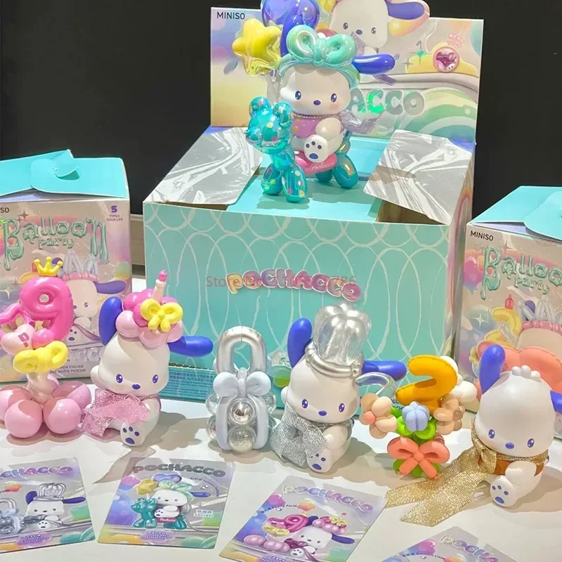 MINISO Pochacco воздушный шар карнавальная вечеринка серии слепая коробка Pochacco аниме фигурка сумка-сюрприз экшн-фигурка коллекция модель игрушки
MINISO Pochacco воздушный шар карнавальная вечеринка серии слепая коробка Pochacco аниме фигурка сумка-сюрприз экшн-фигурка коллекция модель игрушки