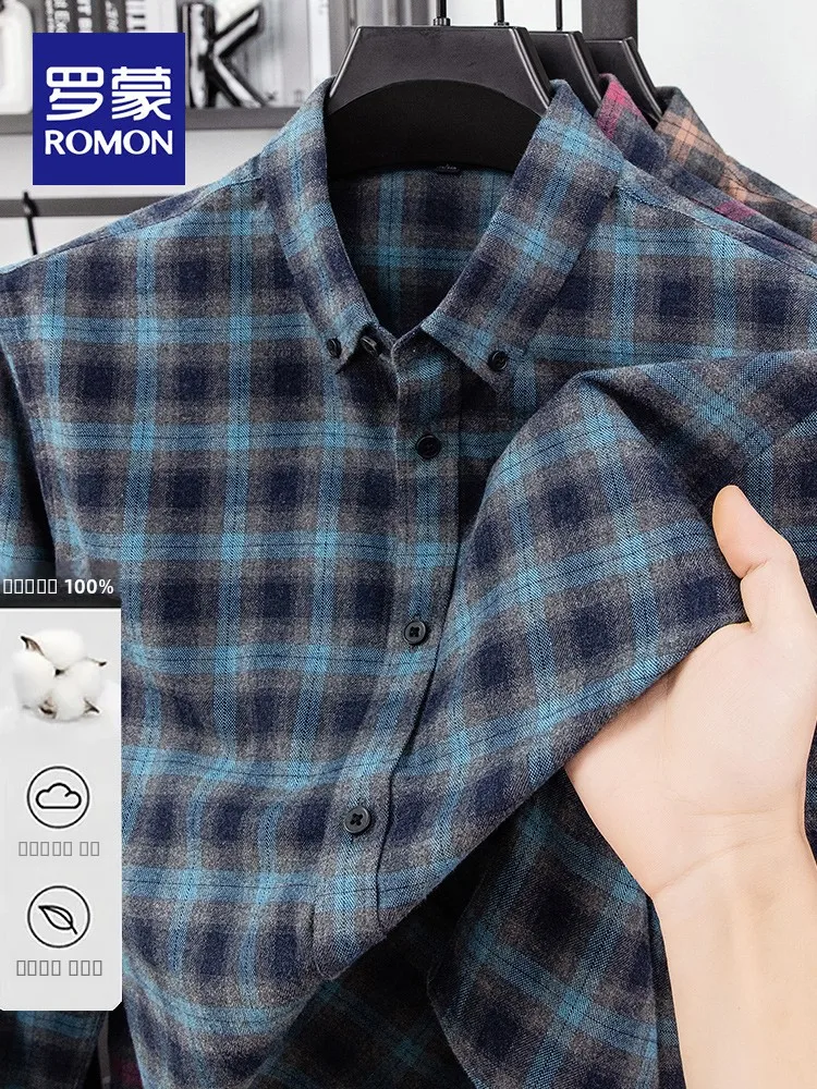 Rn Pure Cotton Long Sve irt Men's Casual Plaid Warm Outerwear Faionable Autumn Winter New Sle Loose Fit Busin ...
Rn Pure Cotton Long Sve irt Men's Casual Plaid Warm Outerwear Faionable Autumn Winter New Sle Loose Fit Busin ...