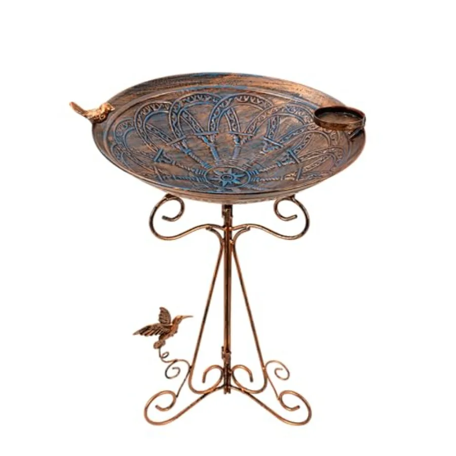 Bird Bath Large Bird Bath for OutsideGarden Bird Baths for Outdoors with Metal Pedestal Birdbath Vintage Bird Feeder Birdbaths
Bird Bath Large Bird Bath for OutsideGarden Bird Baths for Outdoors with Metal Pedestal Birdbath Vintage Bird Feeder Birdbaths