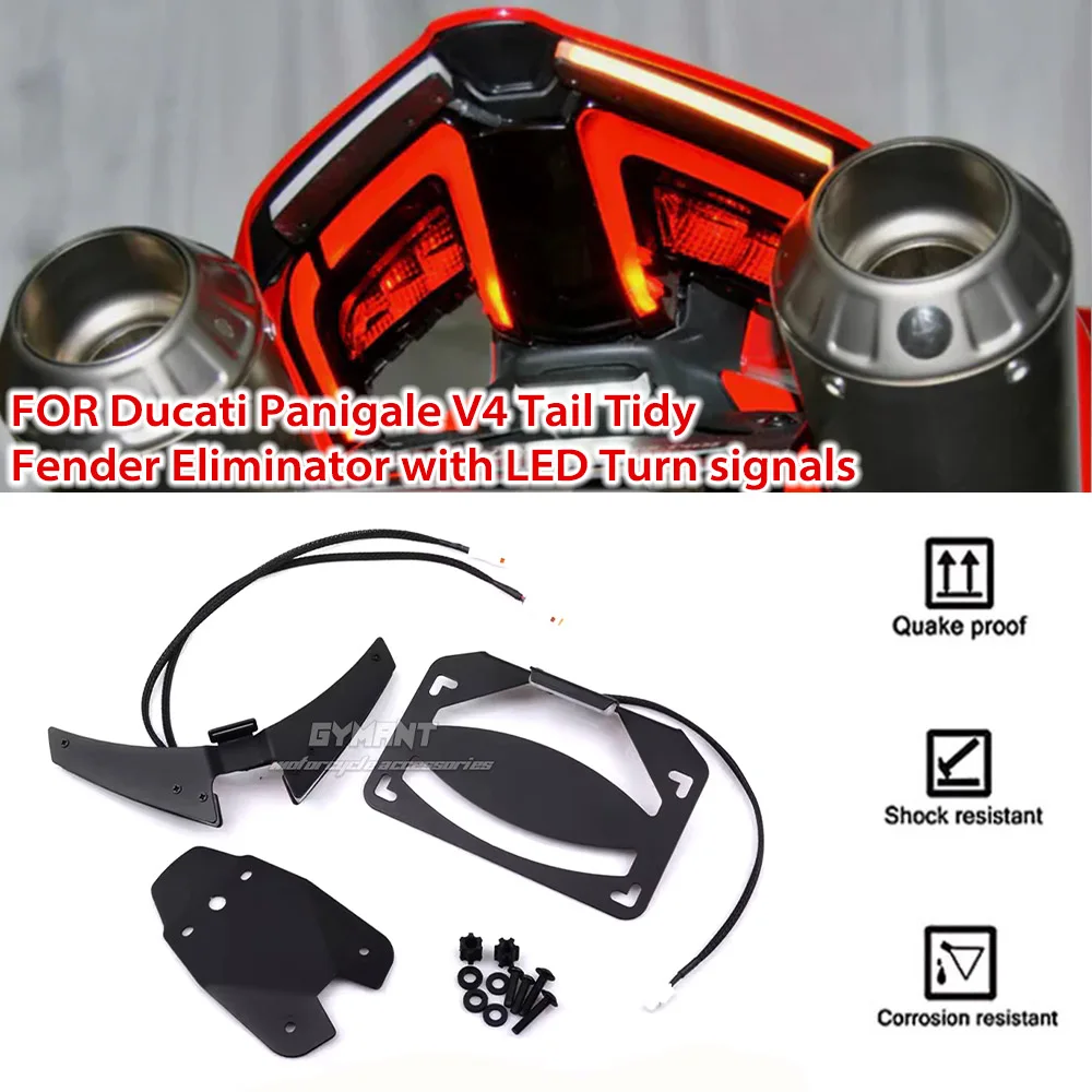 Tail Tidy For DUCATI Panigale/Streetfighter V4 2025 Panigale V4 Fender Eliminator Plug and Play License Plate Holder
Tail Tidy For DUCATI Panigale/Streetfighter V4 2025 Panigale V4 Fender Eliminator Plug and Play License Plate Holder