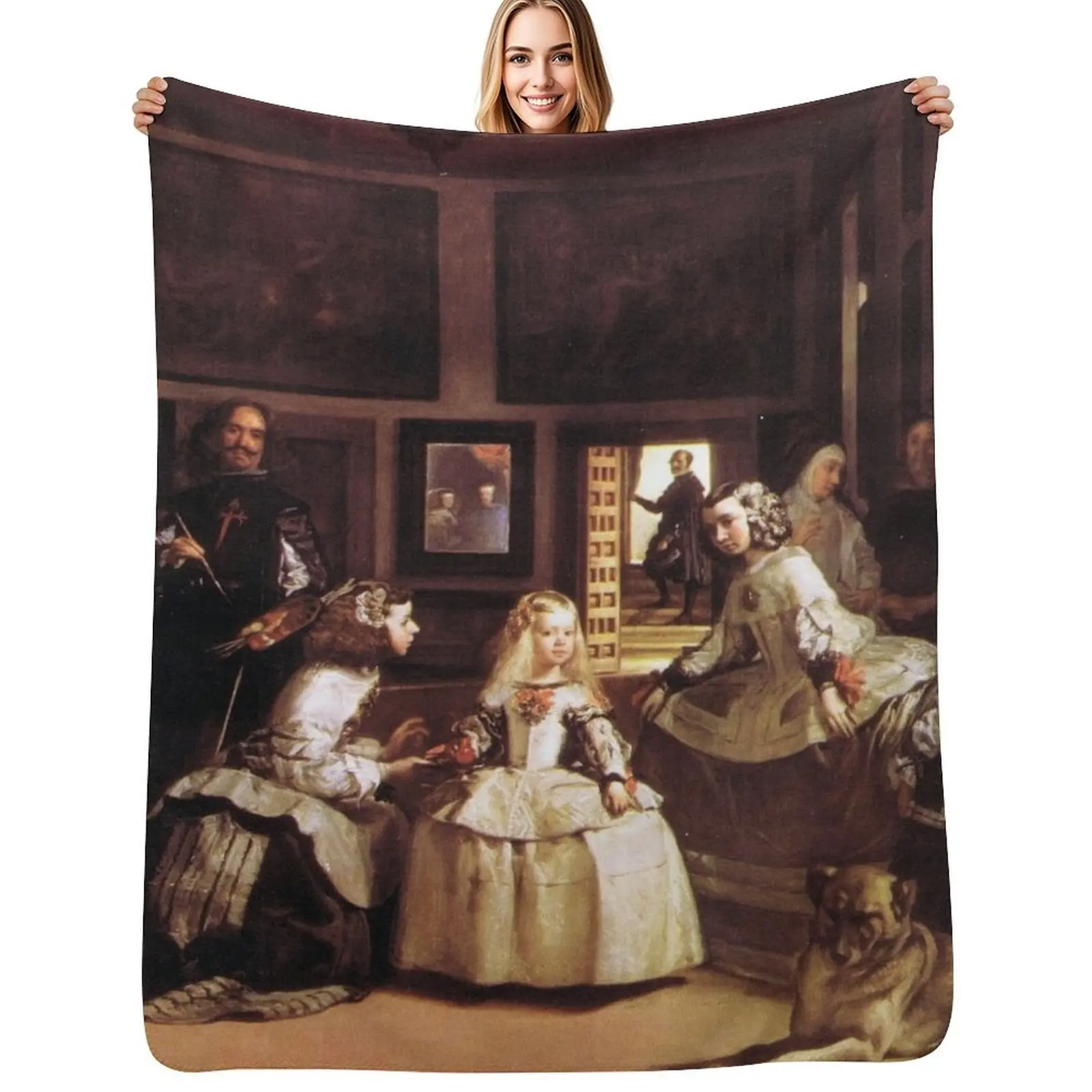 Las Meninas by Diego Velazquez Throw Blanket Warm Plush Fuzzy Blanket for Living Room
Las Meninas by Diego Velazquez Throw Blanket Warm Plush Fuzzy Blanket for Living Room
