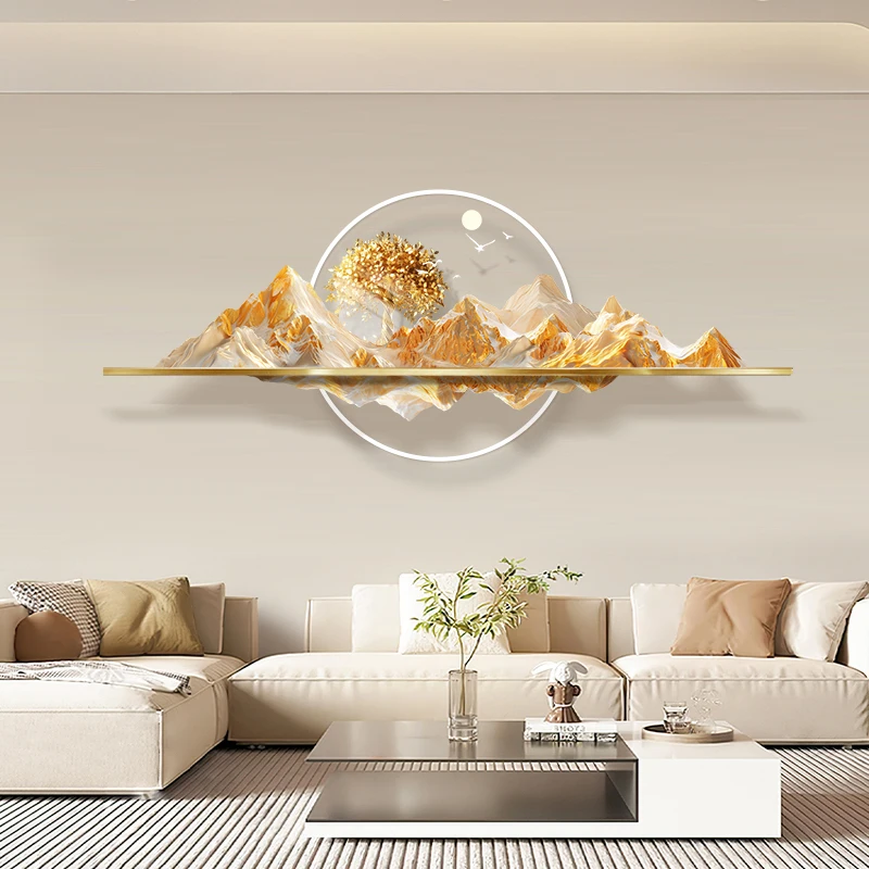 Back with backers, living room decorative painting, light luxury sofa background wall 3D three-dimensional relief luminous paint
Back with backers, living room decorative painting, light luxury sofa background wall 3D three-dimensional relief luminous paint