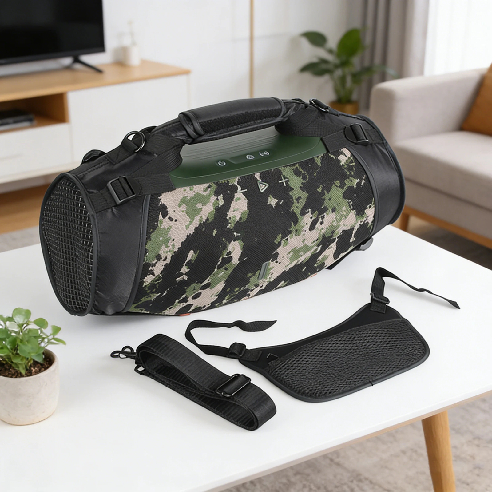 Sound Permeable Bag with Adjustable Shoulder Strap Anti-Scratch Protective Replacement Speaker Cover for Boombox 4 Accessory
Sound Permeable Bag with Adjustable Shoulder Strap Anti-Scratch Protective Replacement Speaker Cover for Boombox 4 Accessory