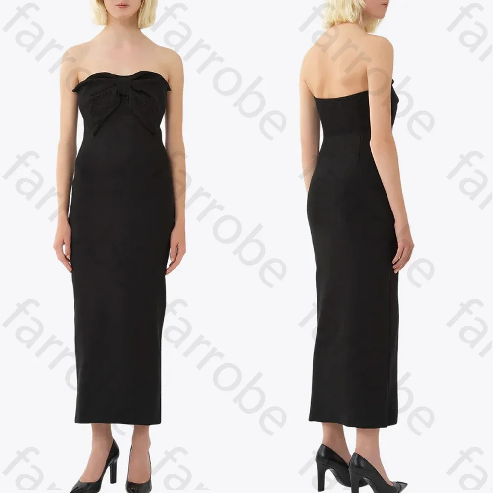 Customized Sexy Elegant Strapless Bow Midi Dress A-Line Evening Dresses Formal Exquisite High Quality Prom Party Gowns for Women
Customized Sexy Elegant Strapless Bow Midi Dress A-Line Evening Dresses Formal Exquisite High Quality Prom Party Gowns for Women