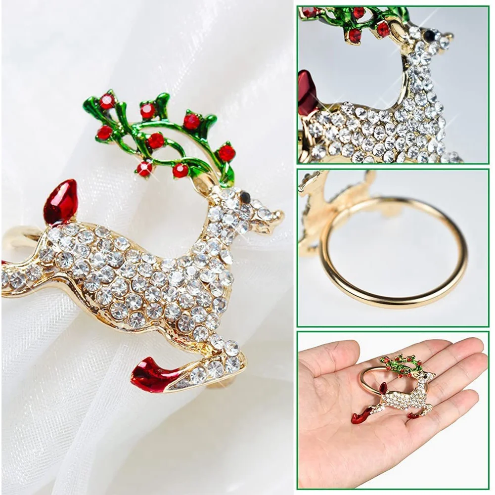 Christmas Napkin Rings Sets Of 12 Pcs, Gold Napkin Ring Holders Metal Dinner Tables Rings For Christmas Weddings Banquet-B61B
Christmas Napkin Rings Sets Of 12 Pcs, Gold Napkin Ring Holders Metal Dinner Tables Rings For Christmas Weddings Banquet-B61B
