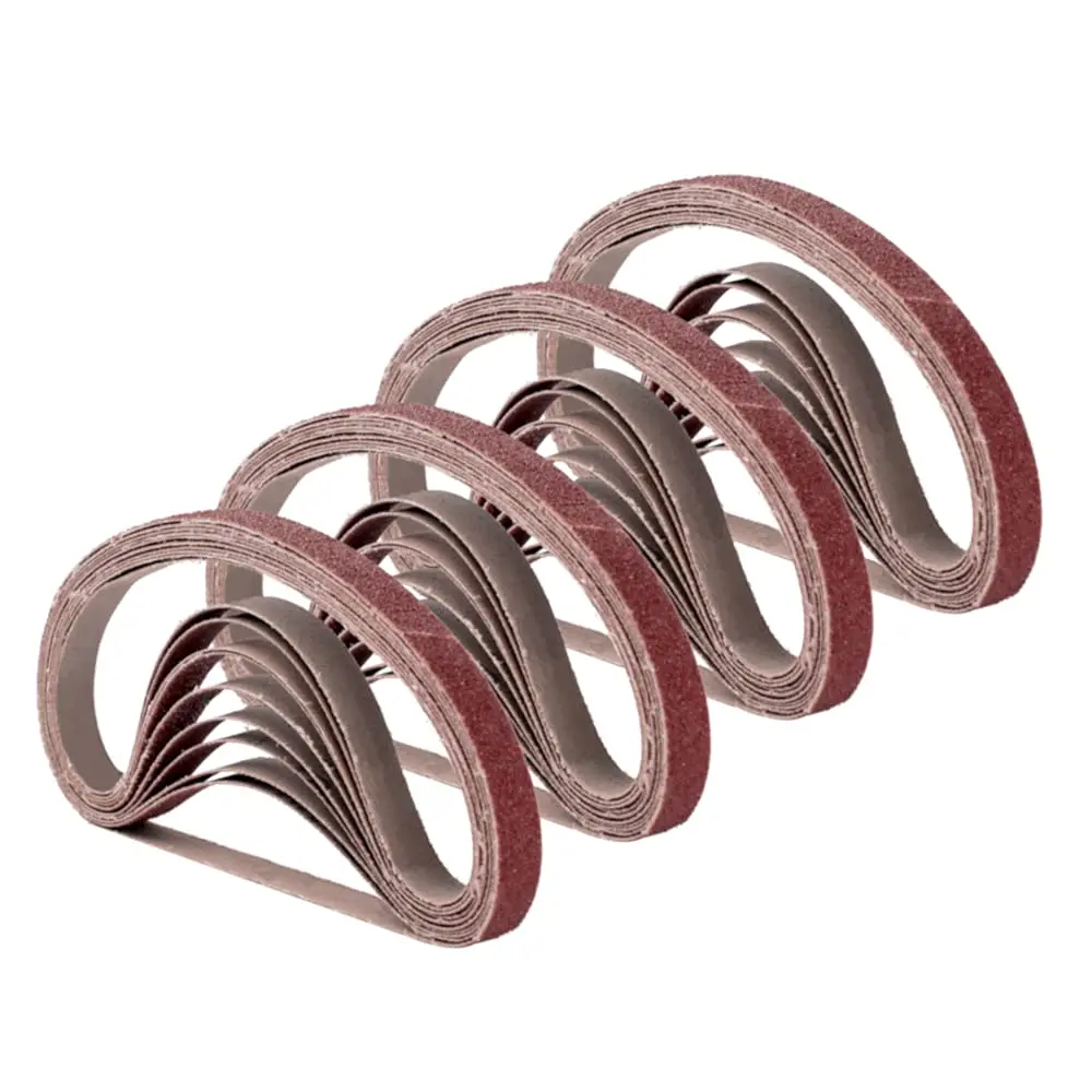 1/2 x 18 Inch Sanding Belts, 20 Pack Aluminum Oxide for Woodworking & Metal Polishing, 4 Each of 60/80/120/180/240 Grit
1/2 x 18 Inch Sanding Belts, 20 Pack Aluminum Oxide for Woodworking & Metal Polishing, 4 Each of 60/80/120/180/240 Grit