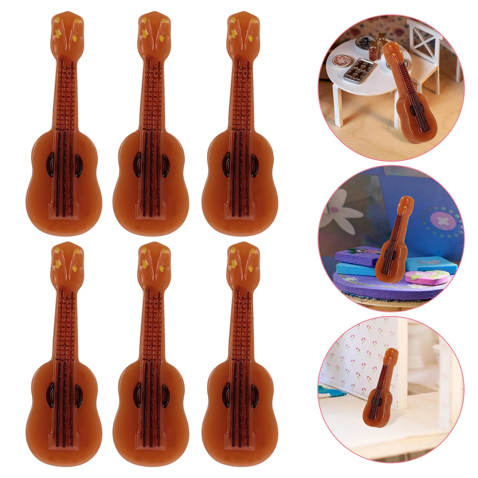 10 Pcs Guitar Model Accessories Mini House Decor Miniature Musical Instrument Small Tiny Dollhouse Replica
10 Pcs Guitar Model Accessories Mini House Decor Miniature Musical Instrument Small Tiny Dollhouse Replica