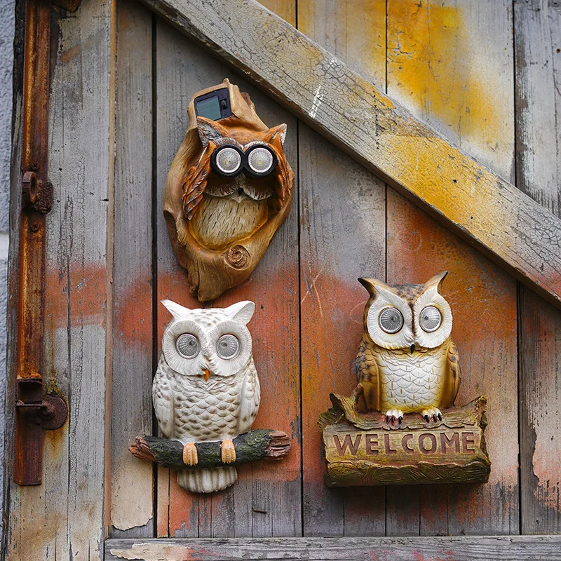 Solar Owl Solar Led Light Outdoor Garden Decoration Wall Mounted Solar Led Lights Waterproof Solar Lighting Garden Solar Lights
Solar Owl Solar Led Light Outdoor Garden Decoration Wall Mounted Solar Led Lights Waterproof Solar Lighting Garden Solar Lights