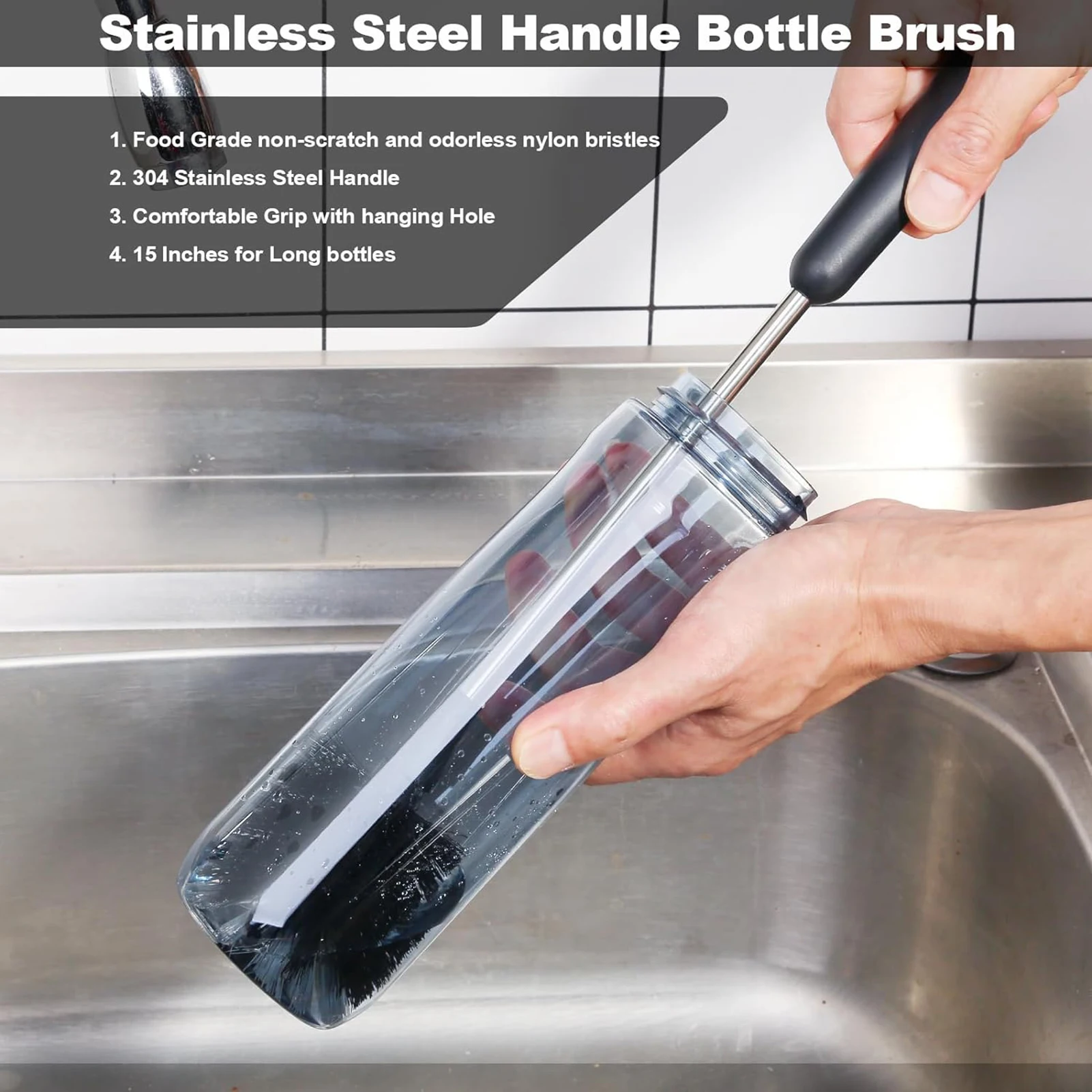 Water Bottle Cleaning Scrubbing Brush Feeding Bottle Cleaning Brush Home Kitchen Cleaning Tool Long Handle Scrubbing Brush For
Water Bottle Cleaning Scrubbing Brush Feeding Bottle Cleaning Brush Home Kitchen Cleaning Tool Long Handle Scrubbing Brush For