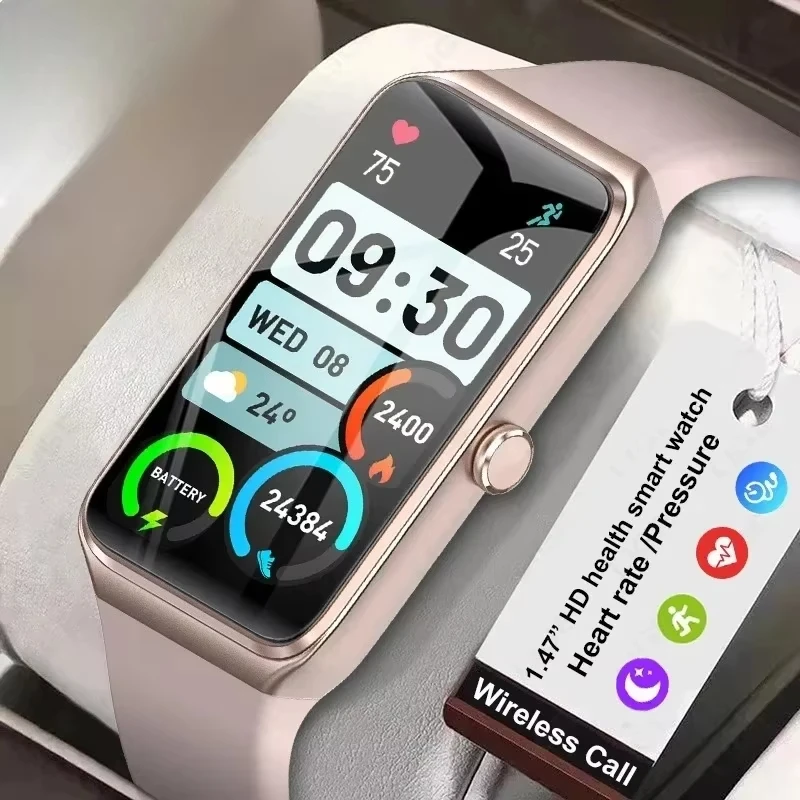 2026 Новые 1,47-дюймовые HD умные часы, женские спортивные фитнес-браслеты, термометр, монитор здоровья, водонепроницаемые женские умные часы для Xiaomi
2026 Новые 1,47-дюймовые HD умные часы, женские спортивные фитнес-браслеты, термометр, монитор здоровья, водонепроницаемые женские умные часы для Xiaomi