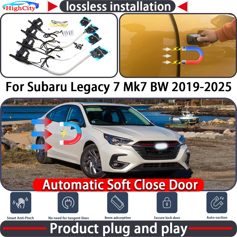 HighCity Electric Closing Door Lock Actuator for Subaru Legacy 7 Mk7 BW 2019-2025 Soft Close Power Latch System Auto Pull Door
HighCity Electric Closing Door Lock Actuator for Subaru Legacy 7 Mk7 BW 2019-2025 Soft Close Power Latch System Auto Pull Door
