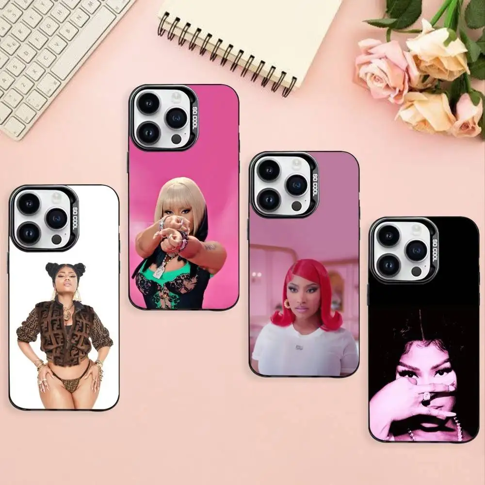 N-Nicki M-Minaj Singer Phone Case For iPhone17,16,15,14,13,12,Pro Max Black Colored Silver Plated Inside Cover
N-Nicki M-Minaj Singer Phone Case For iPhone17,16,15,14,13,12,Pro Max Black Colored Silver Plated Inside Cover