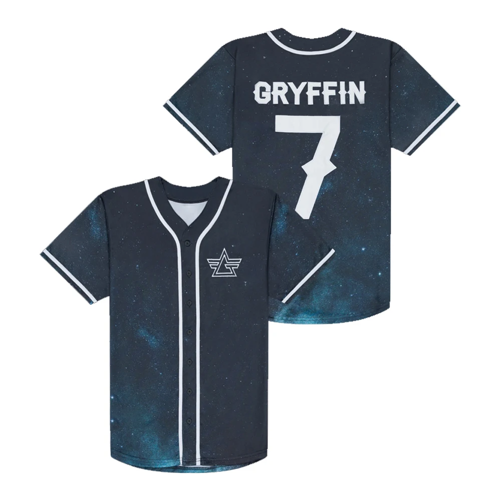 Gryffin Jersey Baseball Jacket Shirts Music Festival Merch V-Neck Short Sleeve Button-up Tee Women Men Streetwear Tops
Gryffin Jersey Baseball Jacket Shirts Music Festival Merch V-Neck Short Sleeve Button-up Tee Women Men Streetwear Tops