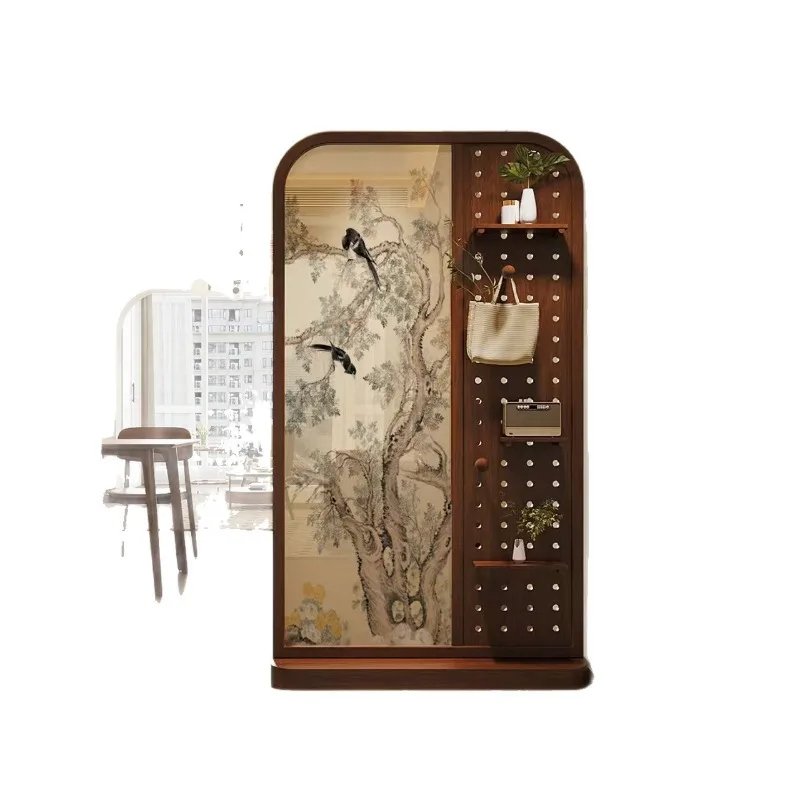 Screen partition household living room dining room entrance blocking mobile seat screen
Screen partition household living room dining room entrance blocking mobile seat screen