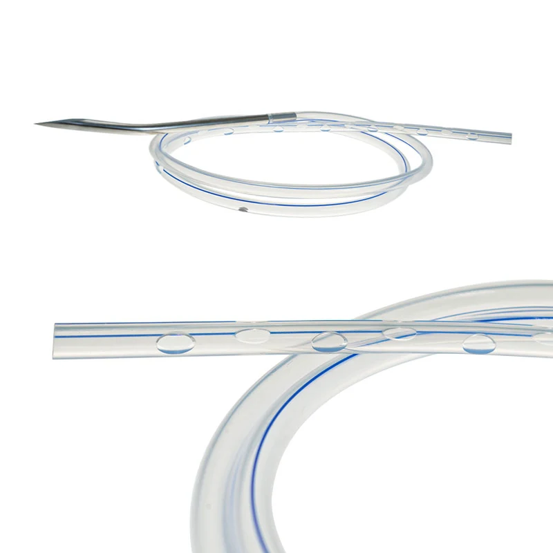 KranVer 10PCS Medical Silicone Round Perforated Drain Tube Drainage Tube with Needle For Wound Drainage Surgical Supplies
KranVer 10PCS Medical Silicone Round Perforated Drain Tube Drainage Tube with Needle For Wound Drainage Surgical Supplies