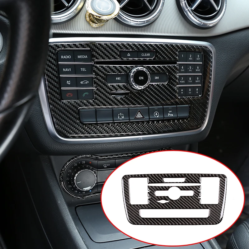 For Mercedes Benz GLA CLA A Class W176 C117 X156 2015-18 Accessories Car Center Console CD Decoration Sticker Real Carbon Fiber
For Mercedes Benz GLA CLA A Class W176 C117 X156 2015-18 Accessories Car Center Console CD Decoration Sticker Real Carbon Fiber