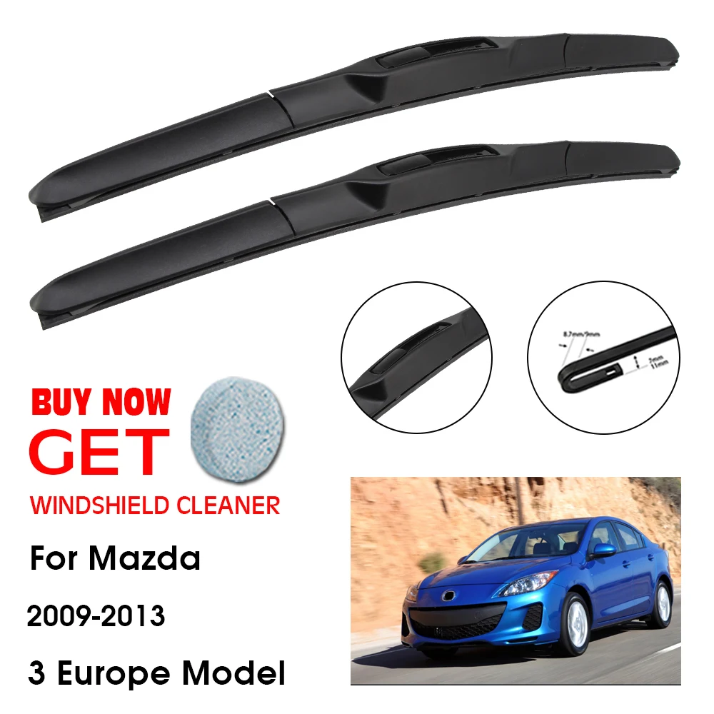 Car Wiper For Mazda 3 Europe Model 24"+19" 2009-2013 Front Window Washer Windscreen Windshield Wipers Blades Accessories
Car Wiper For Mazda 3 Europe Model 24"+19" 2009-2013 Front Window Washer Windscreen Windshield Wipers Blades Accessories