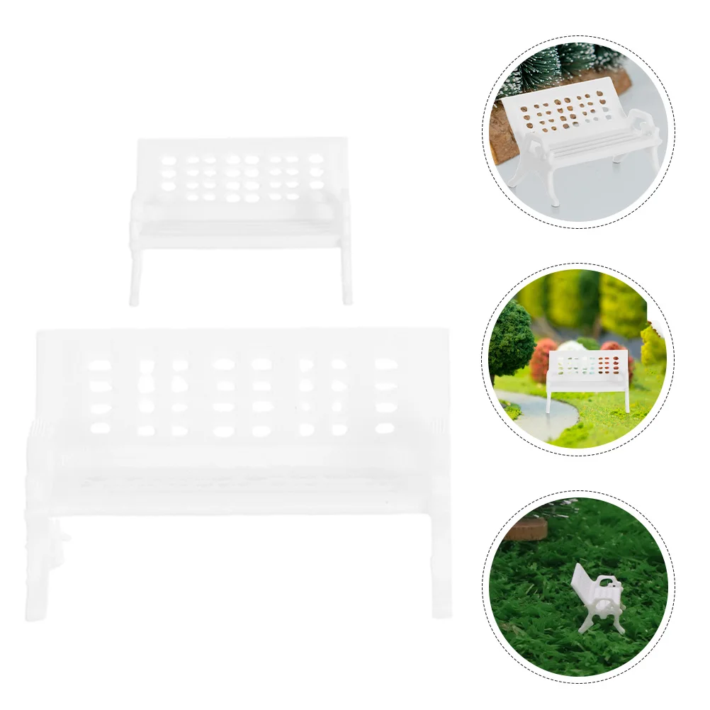 6 Pcs Furniture Mini Chair Dollhouse Model Furnishings Garden Bench White Miniatures Items
6 Pcs Furniture Mini Chair Dollhouse Model Furnishings Garden Bench White Miniatures Items