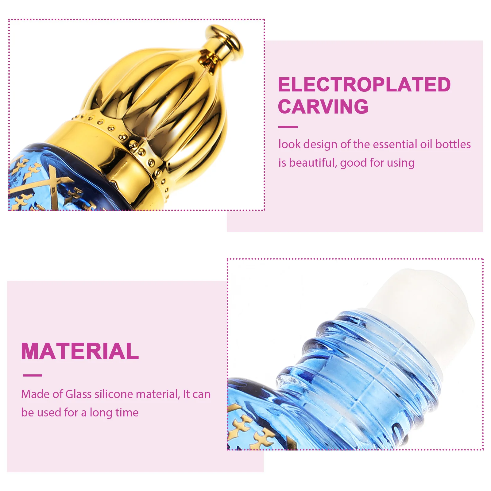 4Pcs Perfume Bottles Small Essential Oil Decorative Empty Bottles Perfect for Refill Lotion Toner Sample Glass Bottle
4Pcs Perfume Bottles Small Essential Oil Decorative Empty Bottles Perfect for Refill Lotion Toner Sample Glass Bottle