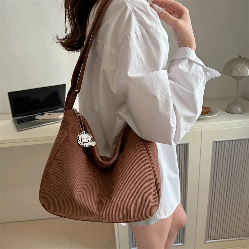 Women's Shoulder Bag,Crossbody Bags Fashion Hand Bags Wallet Portable Tote Handbags Multifunctional Corduroy Messenger Bag
Women's Shoulder Bag,Crossbody Bags Fashion Hand Bags Wallet Portable Tote Handbags Multifunctional Corduroy Messenger Bag