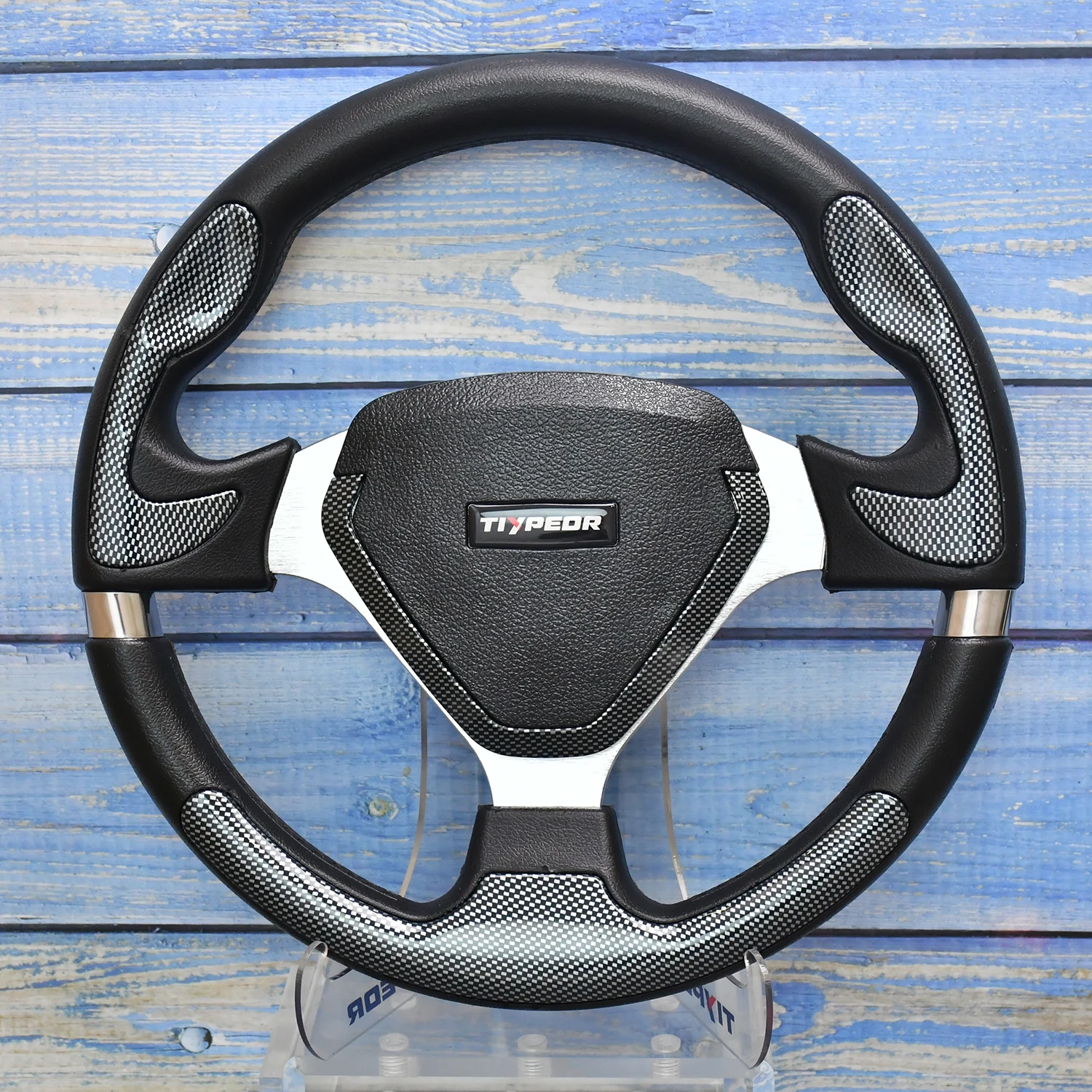 Aluminum No Hole Flat Bracket Black 320mm Steering Wheel PU Material For Racing Car
Aluminum No Hole Flat Bracket Black 320mm Steering Wheel PU Material For Racing Car