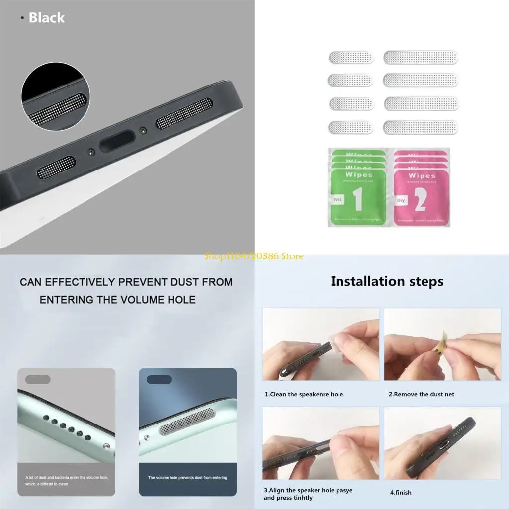 K0EA Anti Dust Adhesive Dust Mesh for 13 12 11Pro Phone Smartphone Speaker Dustproof Net Stickers 8pcs
K0EA Anti Dust Adhesive Dust Mesh for 13 12 11Pro Phone Smartphone Speaker Dustproof Net Stickers 8pcs