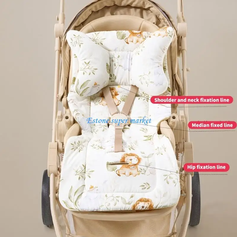090B Liner with Pillow and Handrail Pad Strollers Pad Baby Pushchair Cushion
090B Liner with Pillow and Handrail Pad Strollers Pad Baby Pushchair Cushion