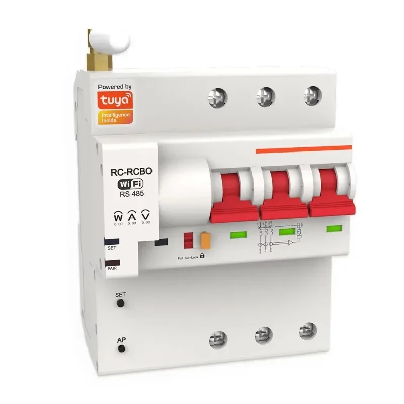 SZMYQ Tuy Smart Home 125 Auto Reclose American Square Homline Differential 3 Pole Circuit Breakers Panel Smart Home Products 
SZMYQ Tuy Smart Home 125 Auto Reclose American Square Homline Differential 3 Pole Circuit Breakers Panel Smart Home Products