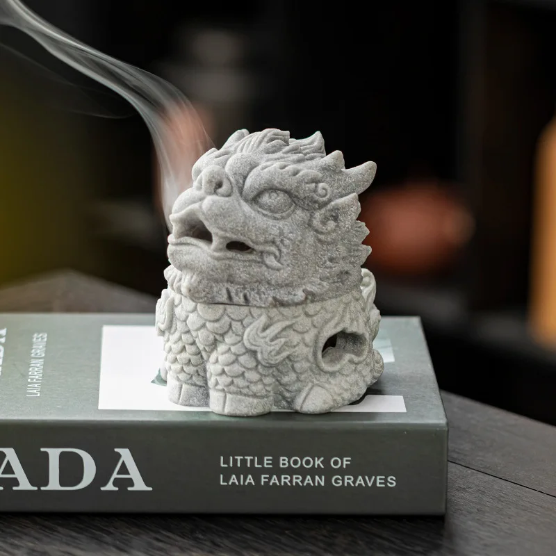 Chinese Style Kirin Incense Burner Sandalwood Plate Incense Holder Green Sandstone Tea Pet Tea Room Creative Ornaments Home
Chinese Style Kirin Incense Burner Sandalwood Plate Incense Holder Green Sandstone Tea Pet Tea Room Creative Ornaments Home