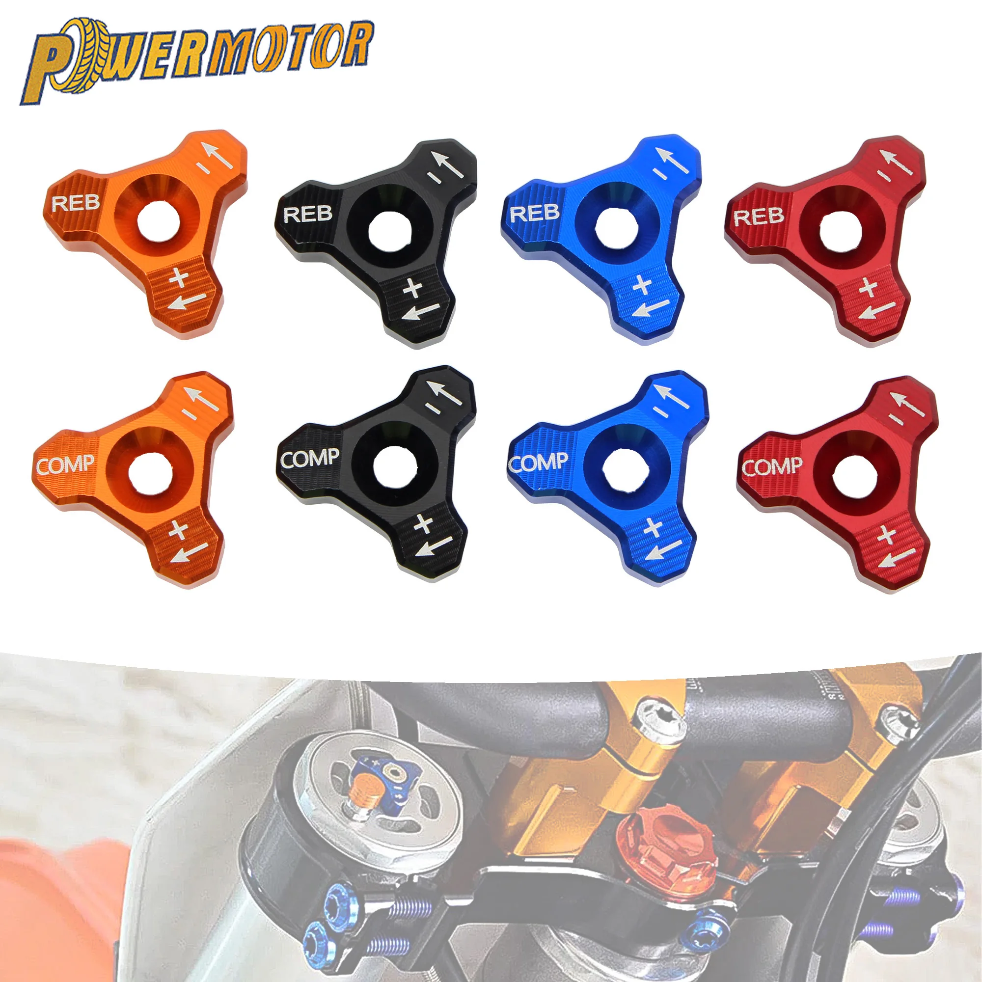 Motorcycle Forks Shock Absorber Knob Adjuster CNC Aluminum For KTM XC SX EXC EXCF SXF XCW XCFW 125-530 Enduro Motocross Dirtbike
Motorcycle Forks Shock Absorber Knob Adjuster CNC Aluminum For KTM XC SX EXC EXCF SXF XCW XCFW 125-530 Enduro Motocross Dirtbike