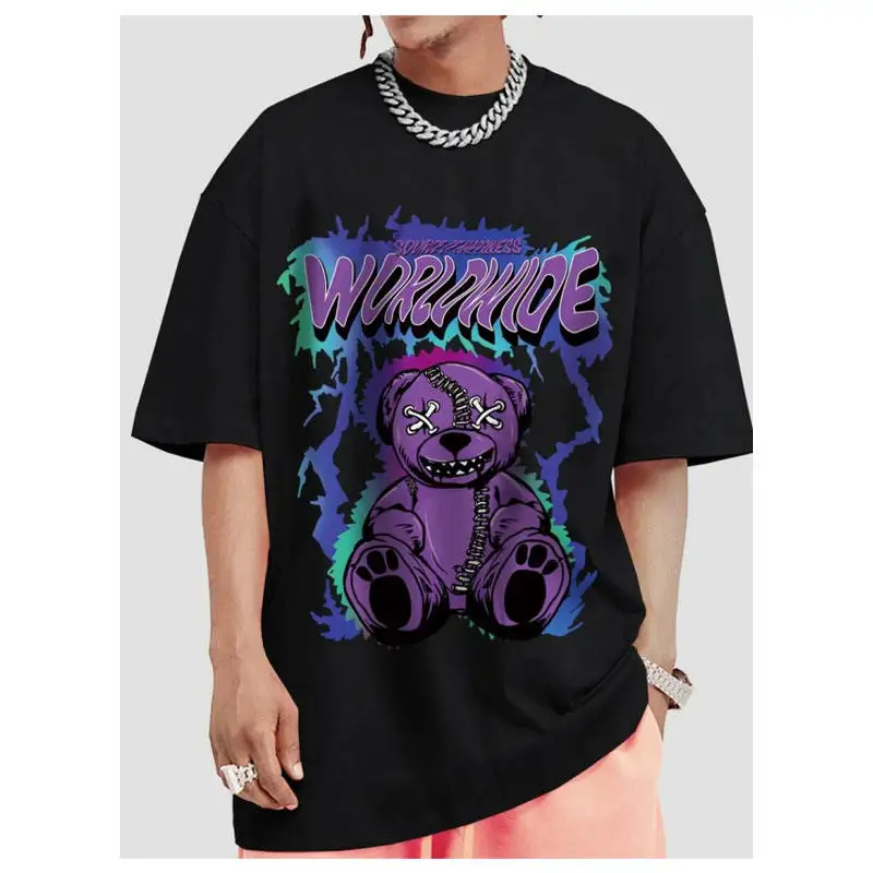 Custom Printing Embroidery OEM logo Men's Top Streetwear T-shirts Hip Hop Rap Breathable Short Sleeve Anime Printed T-shirt
Custom Printing Embroidery OEM logo Men's Top Streetwear T-shirts Hip Hop Rap Breathable Short Sleeve Anime Printed T-shirt