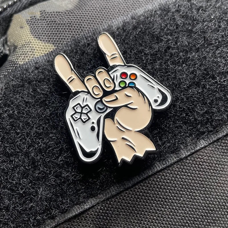 Happy Play Amusement Game Console Metal Patches Win The Game Tactical Badge DIY Sticker For Clothing Backpack Decals
Happy Play Amusement Game Console Metal Patches Win The Game Tactical Badge DIY Sticker For Clothing Backpack Decals