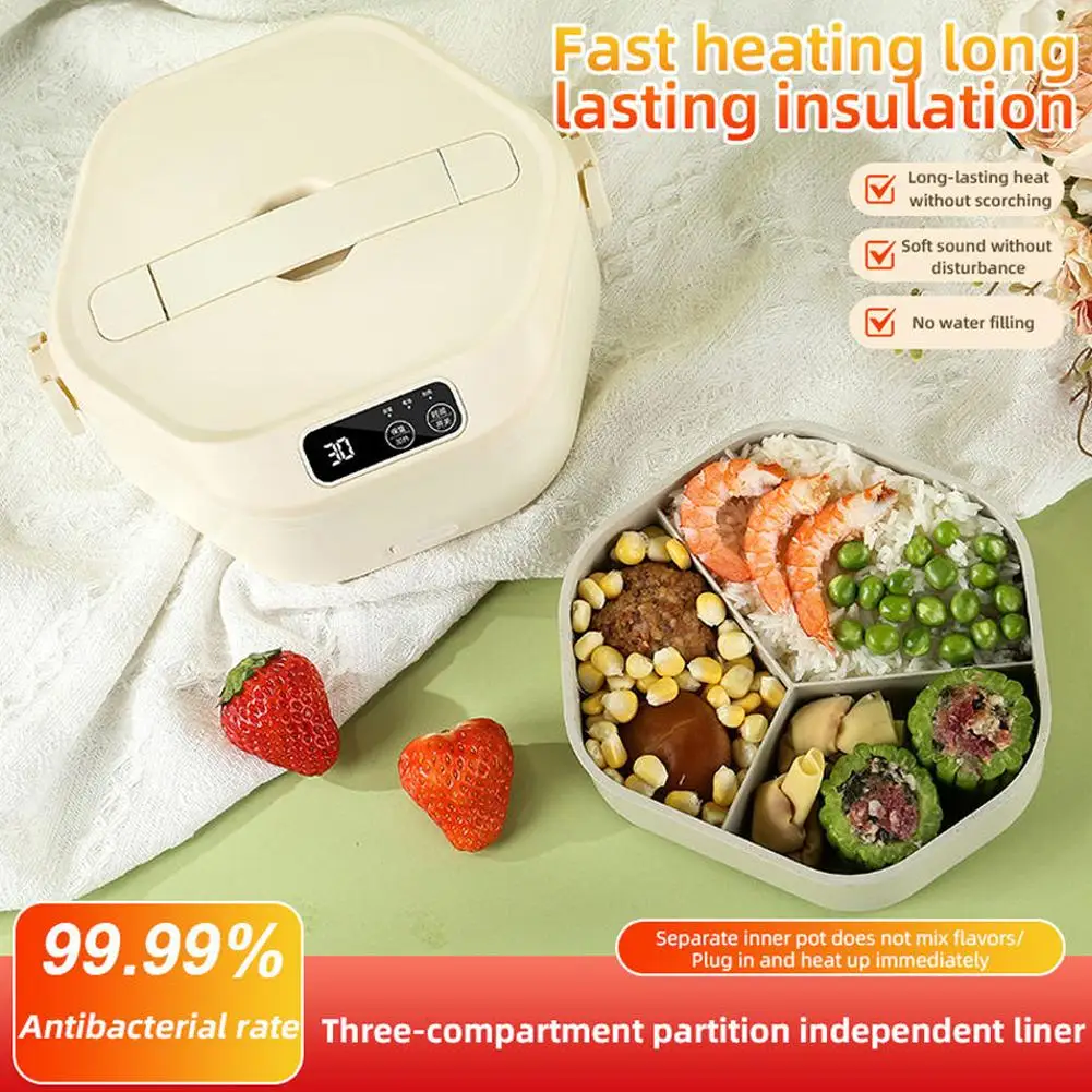 1L Heated Lunch Box Cordless Electric Lunch Box 16000mAh Battery Powered Fast Heating Portable for Car Truck Office Camping
1L Heated Lunch Box Cordless Electric Lunch Box 16000mAh Battery Powered Fast Heating Portable for Car Truck Office Camping