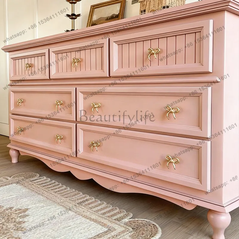 French retro solid wood seven-chest cabinet antique living room bedroom storage bedside cabinet
French retro solid wood seven-chest cabinet antique living room bedroom storage bedside cabinet