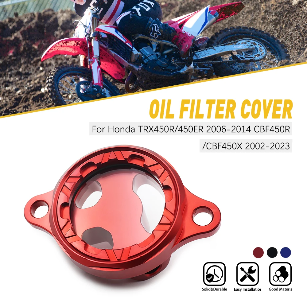 Engine Oil Filter Clear Cover For Honda TRX450R 2006-2009 TRX TRX450ER CBF450R CBF450X Motorcycle Accessories 11333-MEB-670
Engine Oil Filter Clear Cover For Honda TRX450R 2006-2009 TRX TRX450ER CBF450R CBF450X Motorcycle Accessories 11333-MEB-670