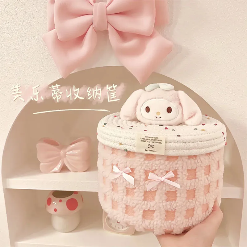 2025 New Mymelody Storage Basket For Snacks Candy Storage Cute Cotton Thread Dormitory Desktop Weaving Frame Girl Gift Toys
2025 New Mymelody Storage Basket For Snacks Candy Storage Cute Cotton Thread Dormitory Desktop Weaving Frame Girl Gift Toys