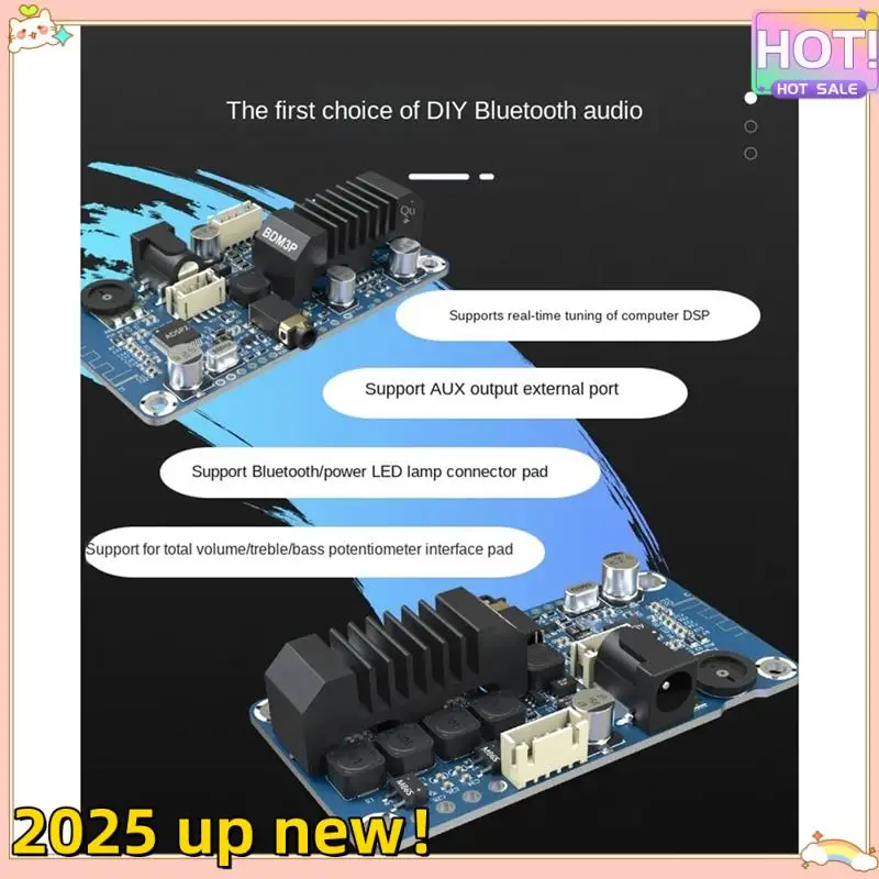 TPA3116 DSP Bluetooth 5,0 стерео усилитель мощности 2X50 Вт 3,5 мм вход поддерживает настройку DSP DC12V-24V Прочный
TPA3116 DSP Bluetooth 5,0 стерео усилитель мощности 2X50 Вт 3,5 мм вход поддерживает настройку DSP DC12V-24V Прочный