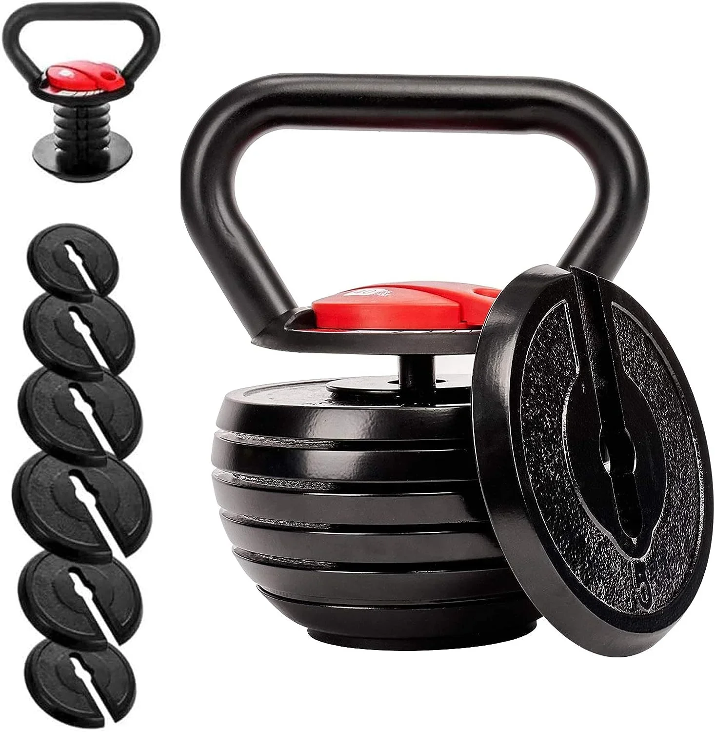 Free Weight 20lb 40lb Cast Iron Adjustable Kettlebell for Strength Training
Free Weight 20lb 40lb Cast Iron Adjustable Kettlebell for Strength Training