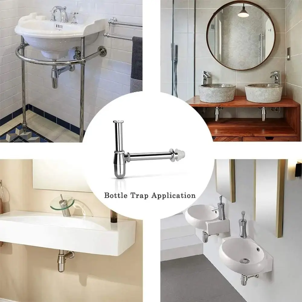 Without Overflow Bottle Trap Deodorant Type Zinc Alloy Adjustable Height Siphon Drainer Plumbing Tube Removable Easy To Install
Without Overflow Bottle Trap Deodorant Type Zinc Alloy Adjustable Height Siphon Drainer Plumbing Tube Removable Easy To Install