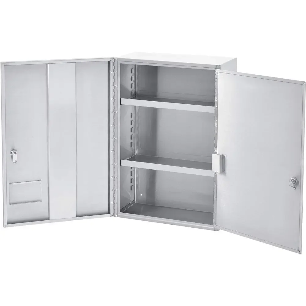 StainlSteel Narcotics Cabinet, Double Door/Double Lock, 16" W x 8" D x 24" H, or Dr's Oices, Patient Rooms, Hospitals, Laborator
StainlSteel Narcotics Cabinet, Double Door/Double Lock, 16" W x 8" D x 24" H, or Dr's Oices, Patient Rooms, Hospitals, Laborator