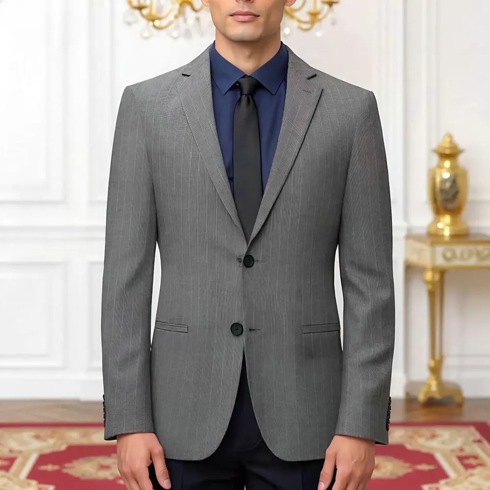 Men's Mini Houndstooth Pattern Suit Jacket Slim-Fit Grey Blazer Subtle Pinstripe & 4-Season Outfits Male Attire Timeless OOTD
Men's Mini Houndstooth Pattern Suit Jacket Slim-Fit Grey Blazer Subtle Pinstripe & 4-Season Outfits Male Attire Timeless OOTD