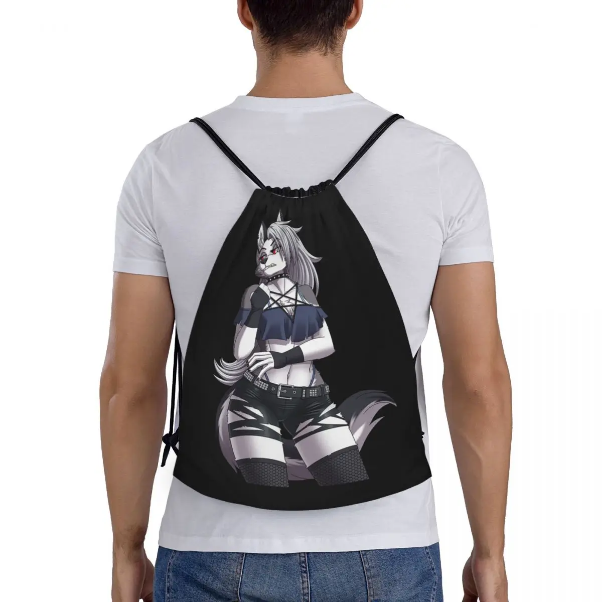 Helluva Boss Loona Backpacks Casual Portable Drawstring Bags Sports Bag Book Bags For Man Woman Students
Helluva Boss Loona Backpacks Casual Portable Drawstring Bags Sports Bag Book Bags For Man Woman Students
