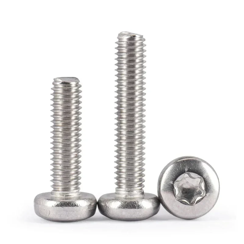 1-100pcs M1.4-M10 304 Stainless Steel Torx Pan Head Screws / Six-Lobe Machine Screws 3-100mm A2-70
1-100pcs M1.4-M10 304 Stainless Steel Torx Pan Head Screws / Six-Lobe Machine Screws 3-100mm A2-70