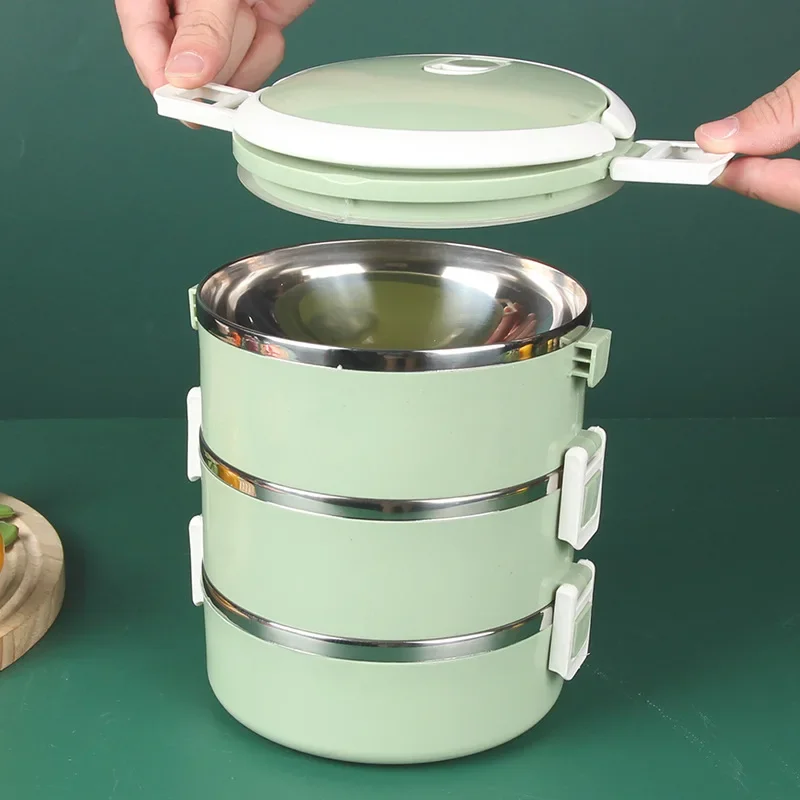 3 Layers Portable Stainless Steel Thermal Lunch Box Multi-Purpose Microwave Bento Box With Lids Leakproof Food Container Box
3 Layers Portable Stainless Steel Thermal Lunch Box Multi-Purpose Microwave Bento Box With Lids Leakproof Food Container Box